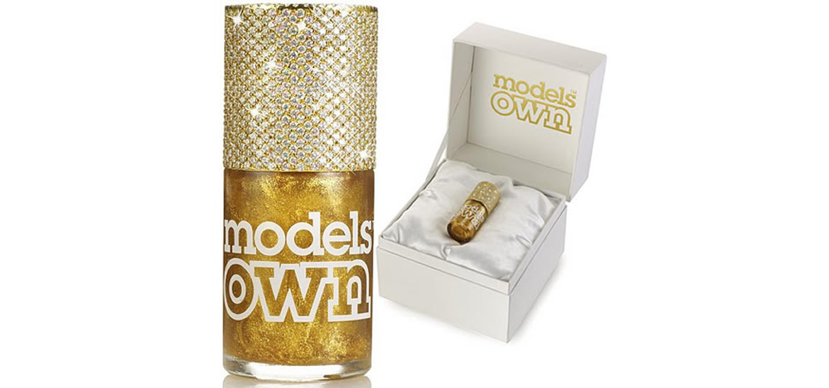 Models Own Gold Nail Polish,